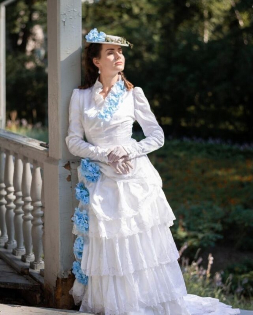 "Lady vintage" from Vinnytsia: the girl chose for herself a casual Victorian style