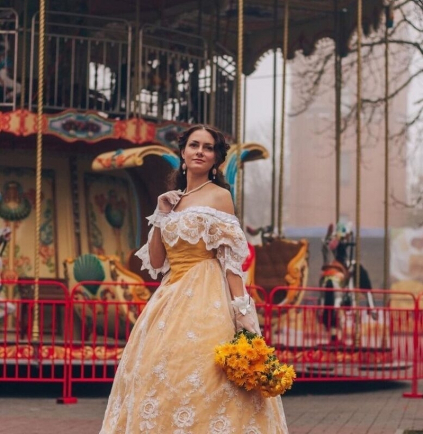 "Lady vintage" from Vinnytsia: the girl chose for herself a casual Victorian style