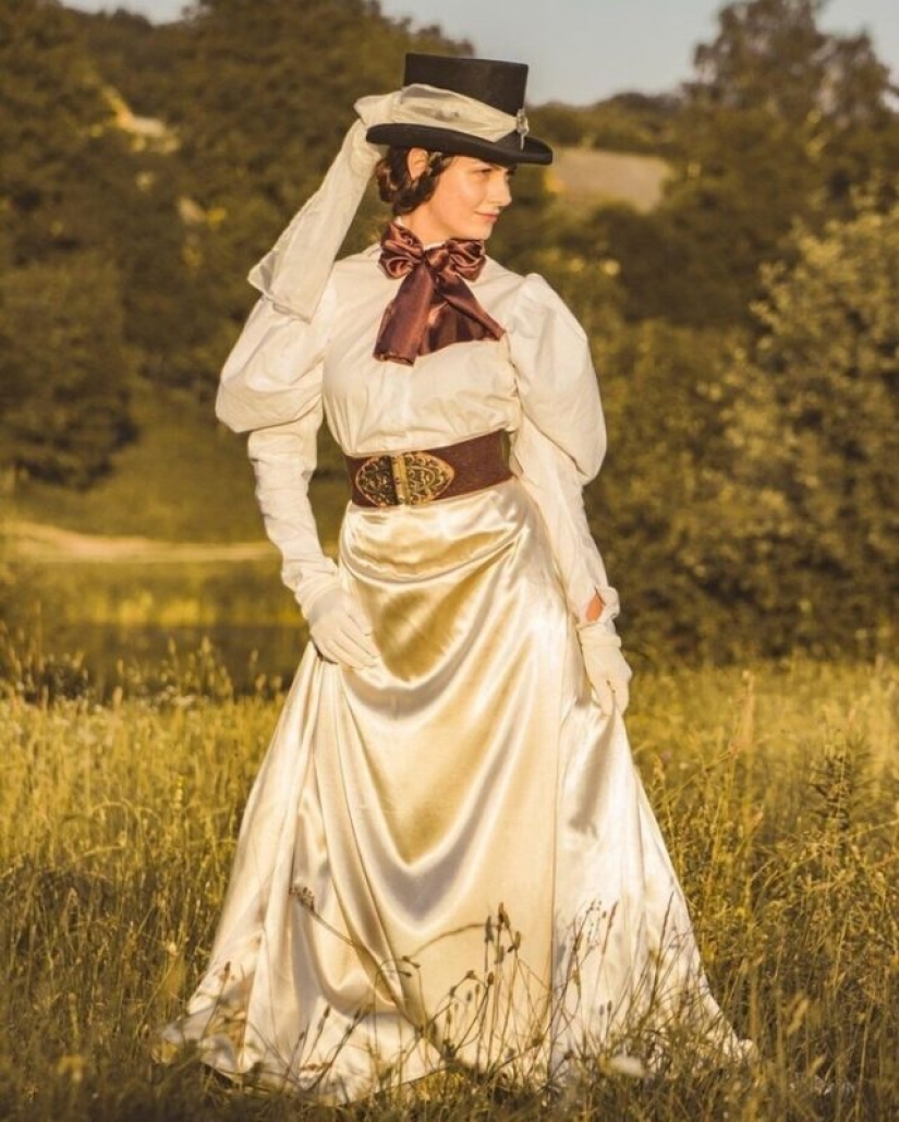 "Lady vintage" from Vinnytsia: the girl chose for herself a casual Victorian style