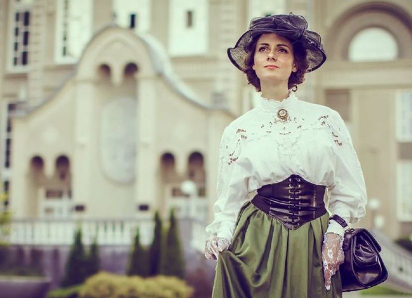 "Lady vintage" from Vinnytsia: the girl chose for herself a casual Victorian style