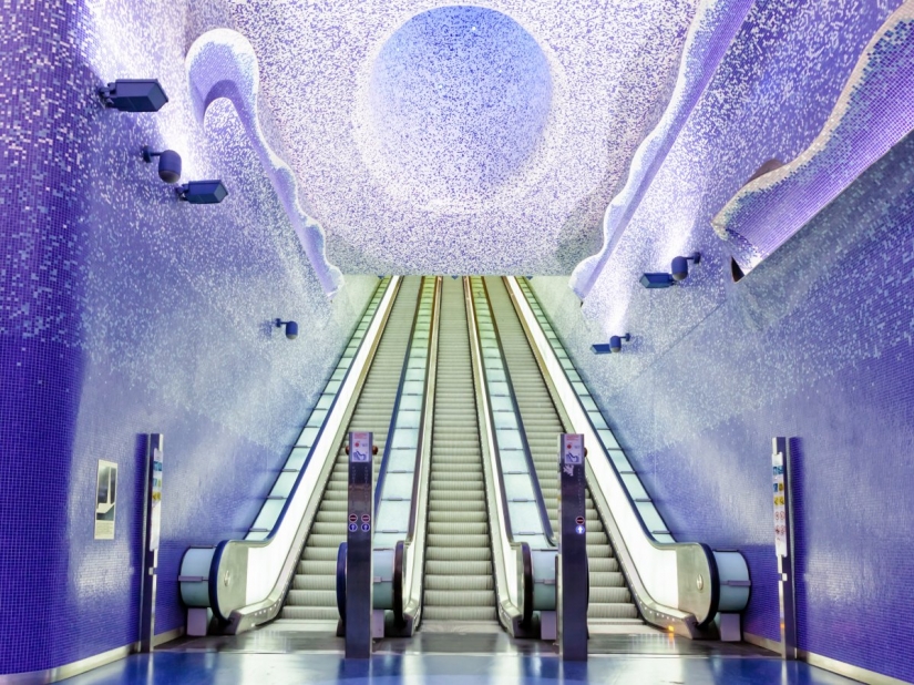 Las 7 estaciones de metro más bellas del mundo