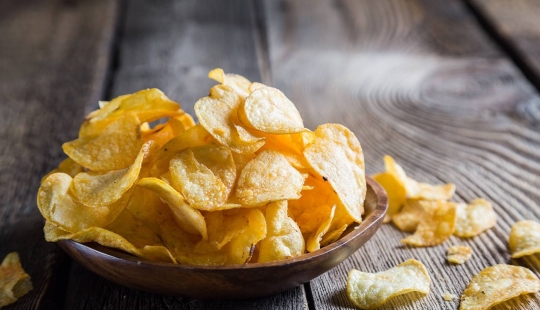 Lay's company introduced down jackets made from recycled packs of chips