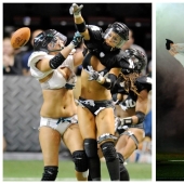 "League X— - American football, which is played by beauties in underwear