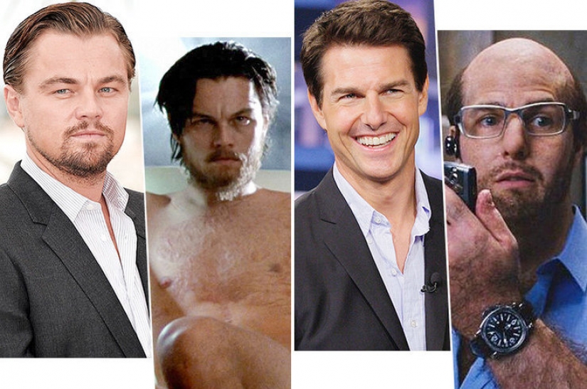 Leonardo DiCaprio, Tom cruise, and 16 sex-characters, mutilated himself for the role