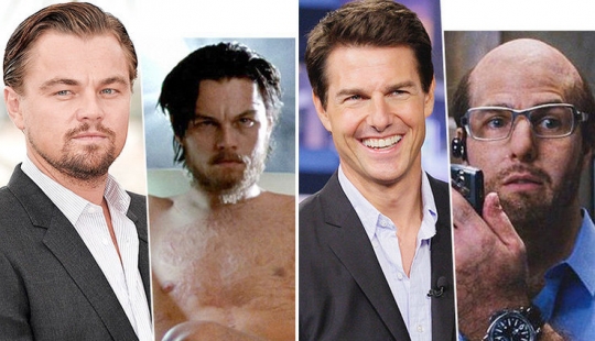 Leonardo DiCaprio, Tom cruise, and 16 sex-characters, mutilated himself for the role Leonardo DiCaprio, Tom cruise, and 16 sex-characters, mutilated himself for the role