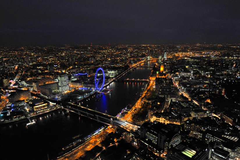 Londres consume energía a vista de pájaro
