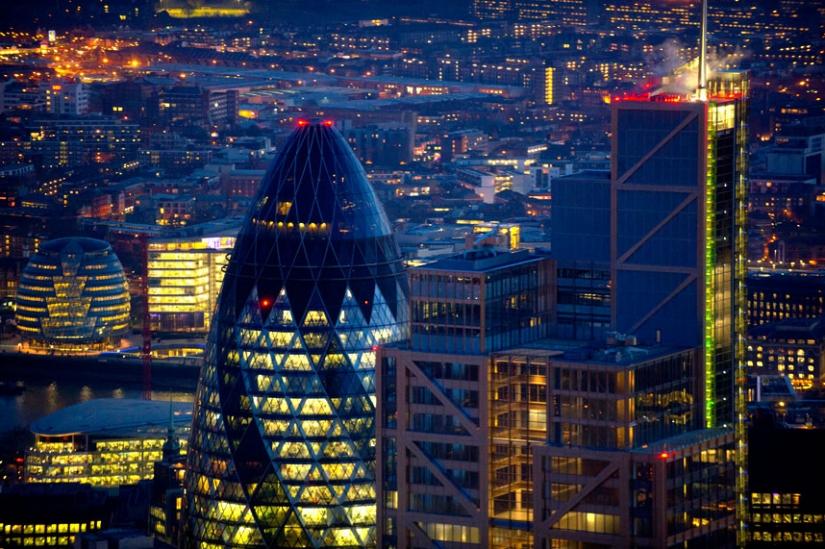 Londres consume energía a vista de pájaro