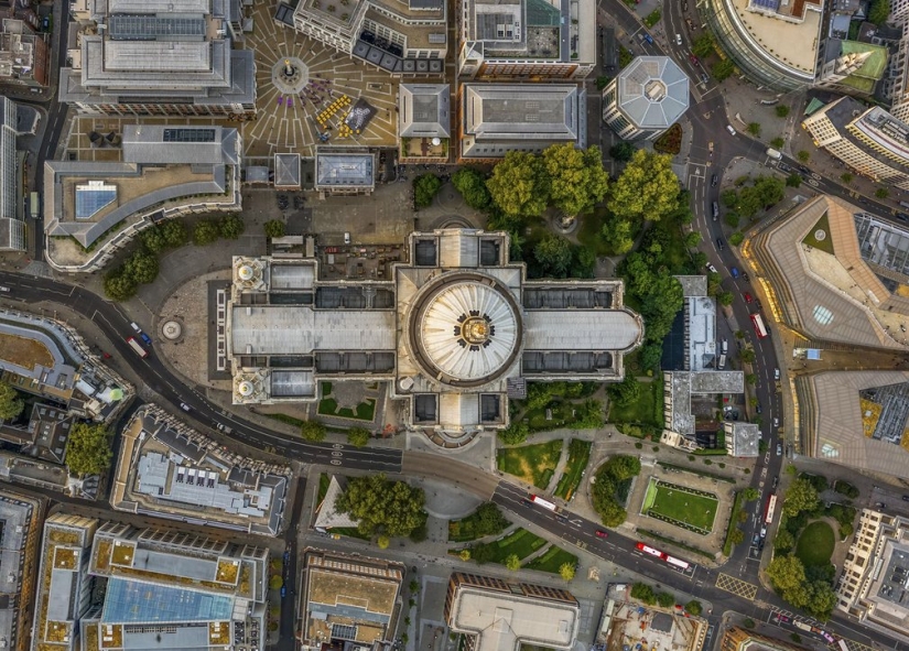 Londres desde un helicóptero