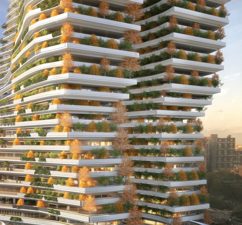 Los arquitectos presentaron el concepto del edificio más alto de Nueva York, capaz de absorber carbono