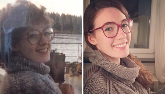 Los niños son como sus padres como dos gotas de agua