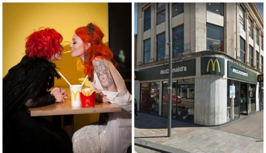 Love and burgers: how a lesbian couple got married at McDonald's bypassing quarantine