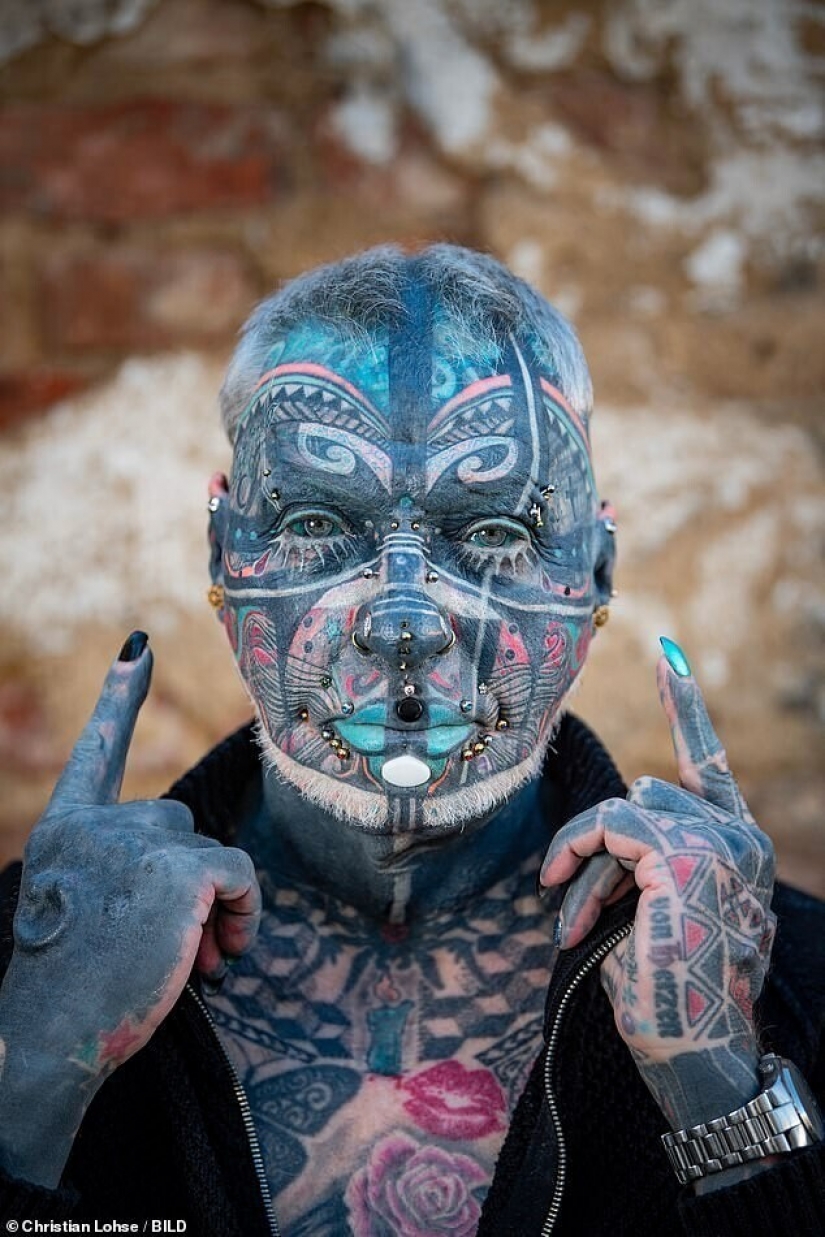 Magneto: the most tattooed pensioner in Germany