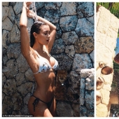 Mala reputación: caliente instagram de la modelo posando en la ducha