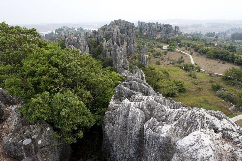 Maravillas del mundo: el bosque de piedra de Shilin, China