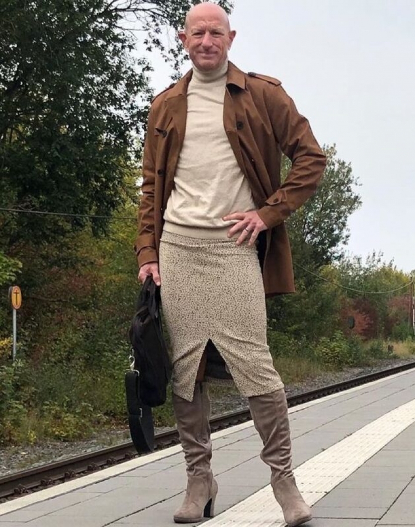 Marca en stilettos: un gran ingeniero de Alemania ama las faldas y los tacones