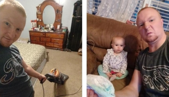 Marido manda a la esposa de fotos de la que derrite a todas las mujeres. Y esto no es 18+