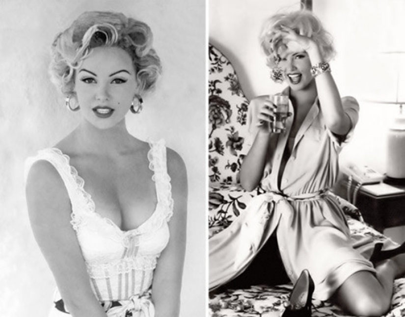 Marilyn Monroe salió genial en estas fotos... sólo que ella no estaba allí