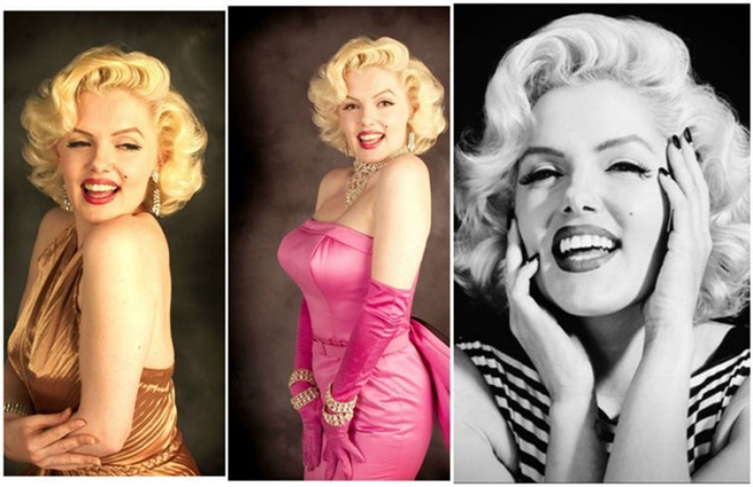 Marilyn Monroe salió genial en estas fotos... sólo que ella no estaba allí