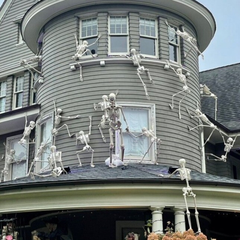 Memno, large-scale, nightmarish: 30 examples of ingenious decor from Halloween fans