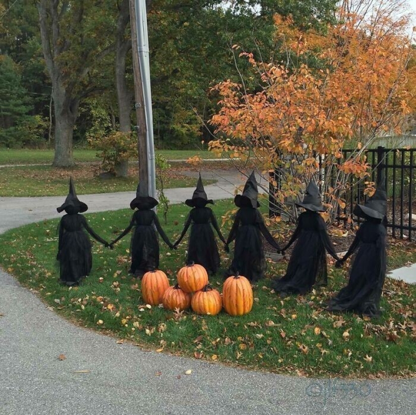 Memno, large-scale, nightmarish: 30 examples of ingenious decor from Halloween fans