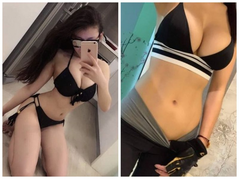 Men are crazy about this girl's body, but they are afraid to look at her face
