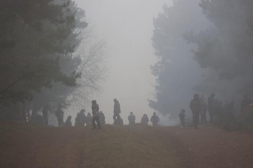 Miles de migrantes quedaron atrapados en la trampa en la frontera bielorrusa-polaca