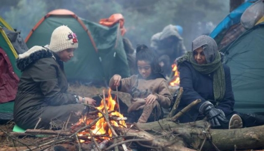 Miles de migrantes quedaron atrapados en la trampa en la frontera bielorrusa-polaca