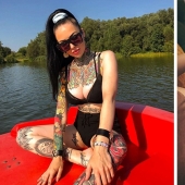 Modelo BDSM se cubrió con un tatuaje por 1,3 millones de rublos y no puede parar