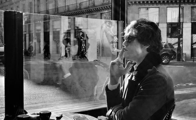 Modern French cinema: documentary pictures of Paris taken on an iPhone