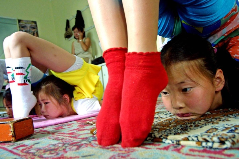 Mongolian girls are taken from their family to turn into famous acrobats