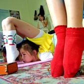 Mongolian girls are taken from their family to turn into famous acrobats