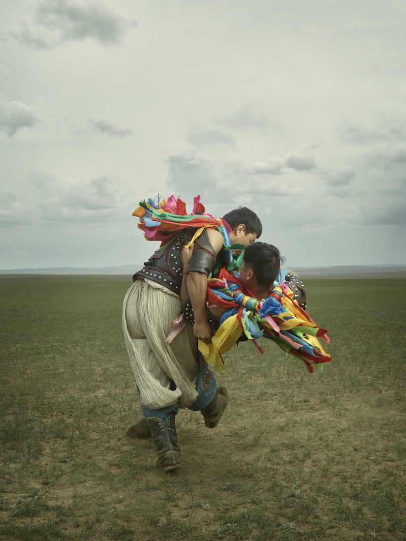 "Mongolian wrestling is like going to war"