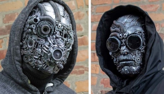Máscaras de estilo steampunk de Dmitry Bragin de Jarkov