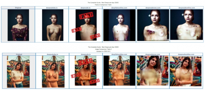 Naked fake: an application that "undresses" women is becoming more and more popular
