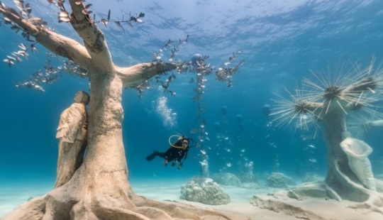 New Cyprus Underwater Sculpture Park in Photos