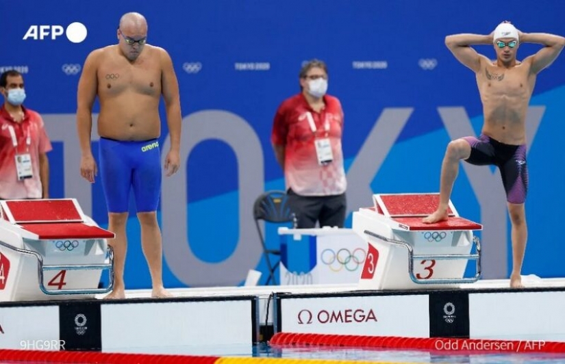 "No eres gordo, eres olímpico" : un nadador de Palau se ha convertido en una estrella de Internet