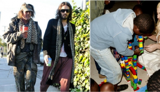 "No es una palabra, y de hecho": 10+ celebridades que son conocidos por sus buenas obras