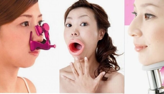 Nose sharpener, mouth extension and cheekbone lift: 10 weird beauty gadgets
