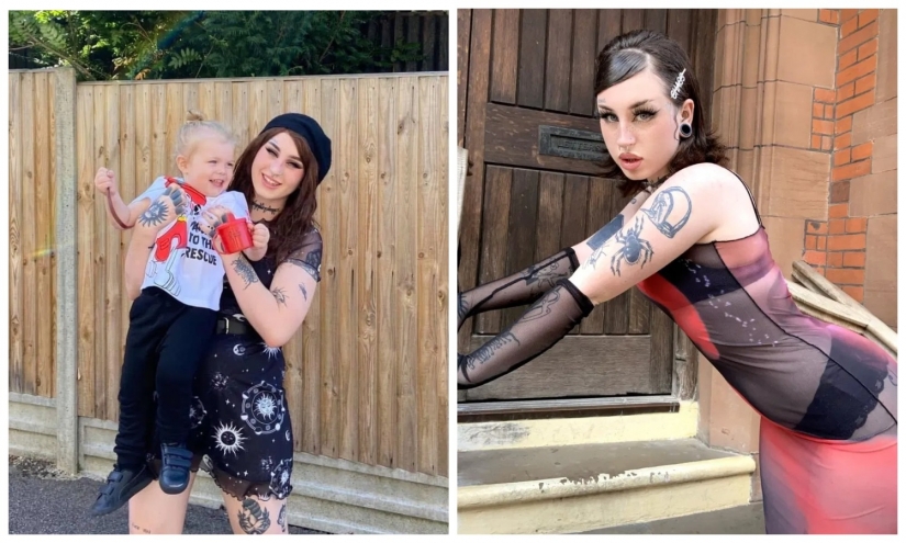 Not a prostitute, but the style is like this: trolls insult a young mother because of revealing outfits
