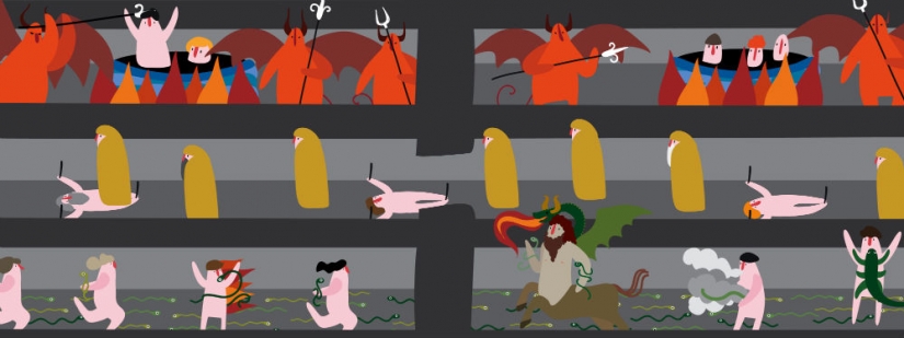 Nueve círculos del Infierno en detalle: diseñadores italianos han creado un mapa interactivo del infierno basado en el trabajo de Dante