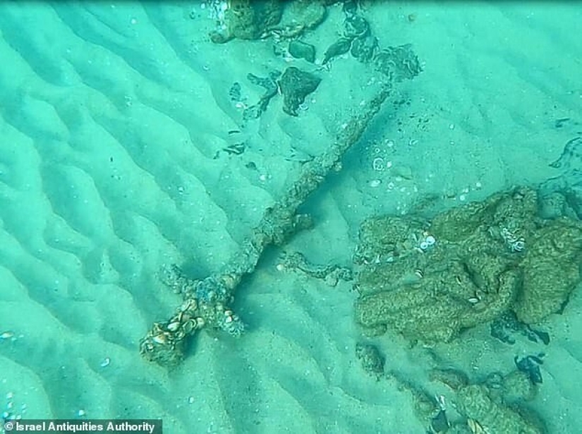 Off the coast of Israel, a diver discovered a 900-year-old crusader sword