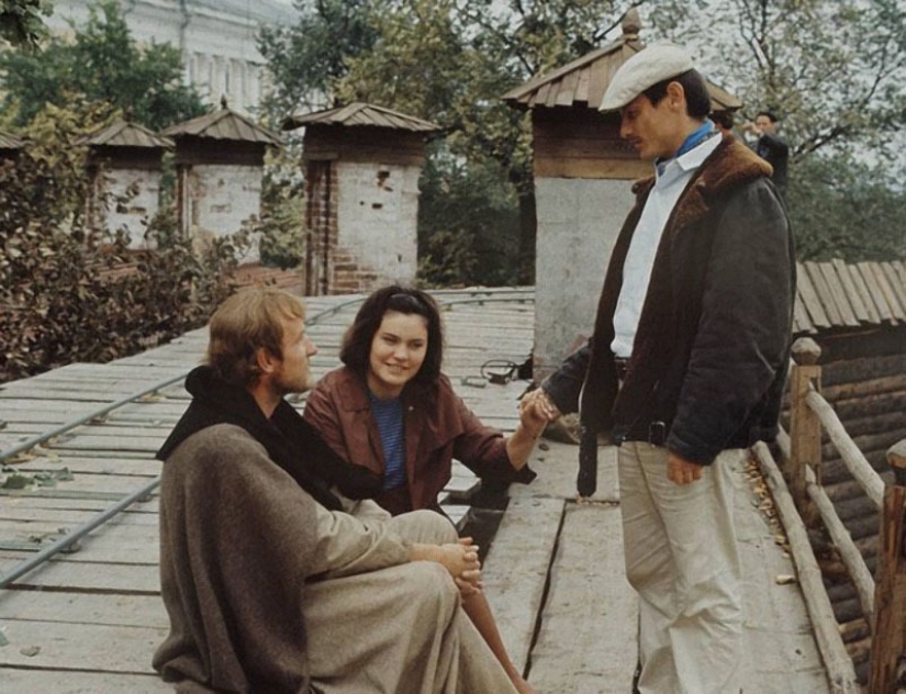 On the sets of popular Soviet films