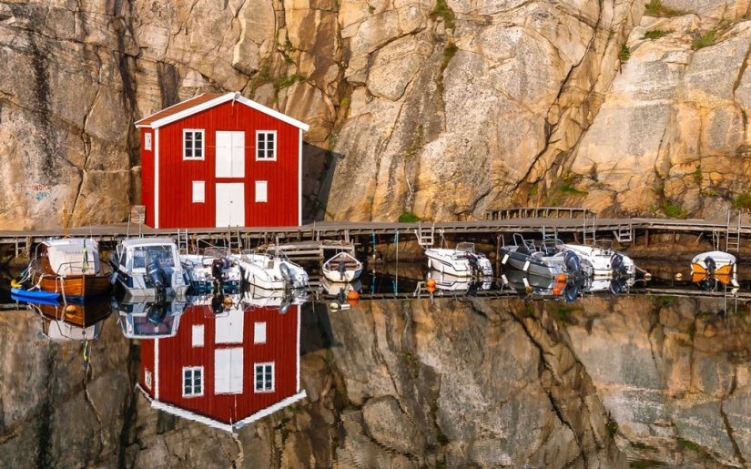 Paisajes reflejados en el agua