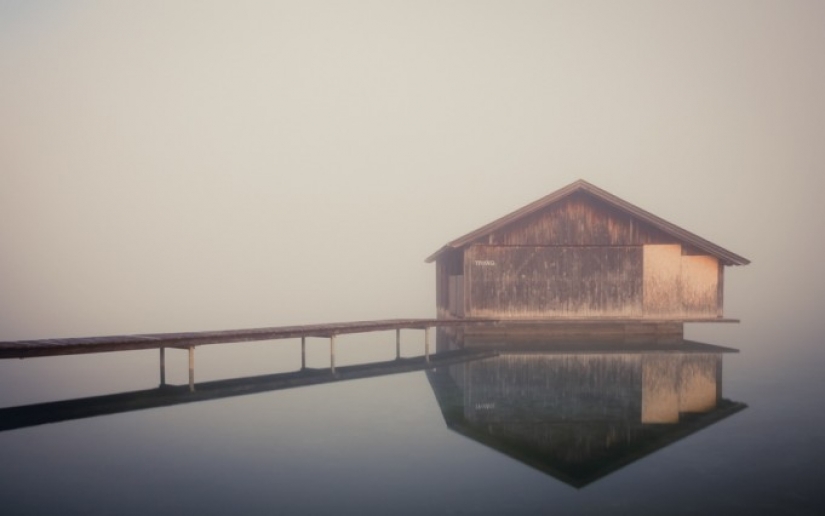 Paisajes reflejados en el agua