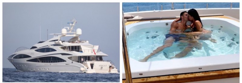 Paradise on the waves: aboard Cristiano Ronaldo's luxury yacht, worth millions