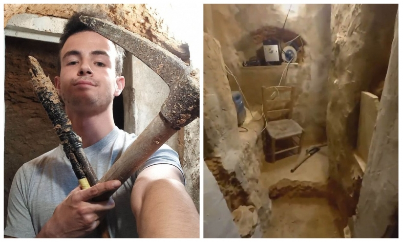 Pasó a la clandestinidad: un tipo de España cavó una casa subterránea en el jardín después de una pelea con sus padres