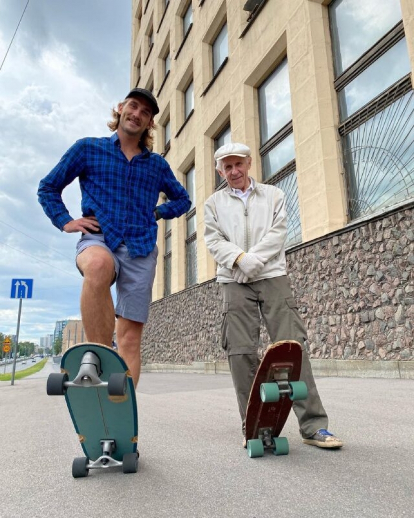 patinador de 73 años de San Petersburgo se ganó el corazón de los cibernautas