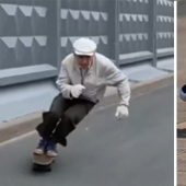 patinador de 73 años de San Petersburgo se ganó el corazón de los cibernautas