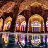 Patrones hipnóticos de las mezquitas iraníes