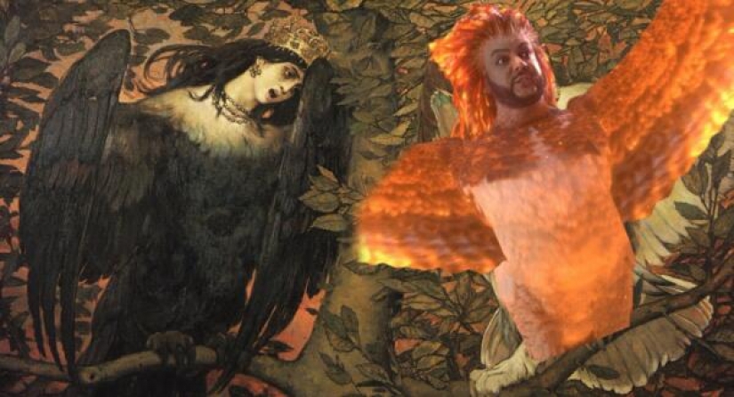 Philip Kirkorov en la imagen de un Pájaro de fuego Ardiente se convierte en un meme
